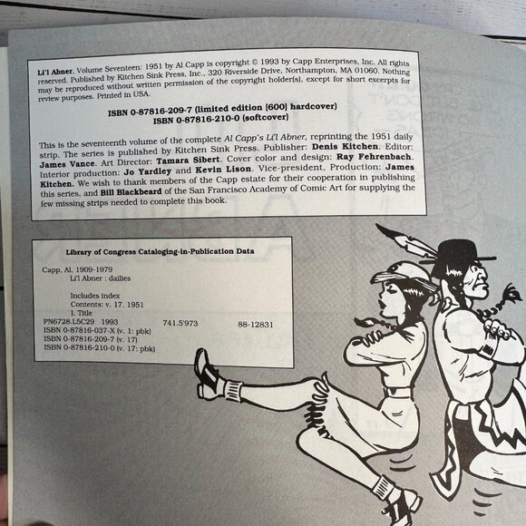 Li'l Abner Dailies by Al Capp Volume 17 1951 Paperback Humor Entertainment Comic - Picture 4 of 5